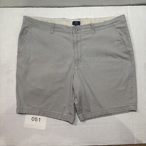 George Men's Shorts Size 40 Flat Front Casual Classic Fit Gray Above The Knee